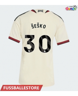 Günstige Manchester United Benjamin Sesko #30 3rd trikot Damen 2026-27 Kurzarm